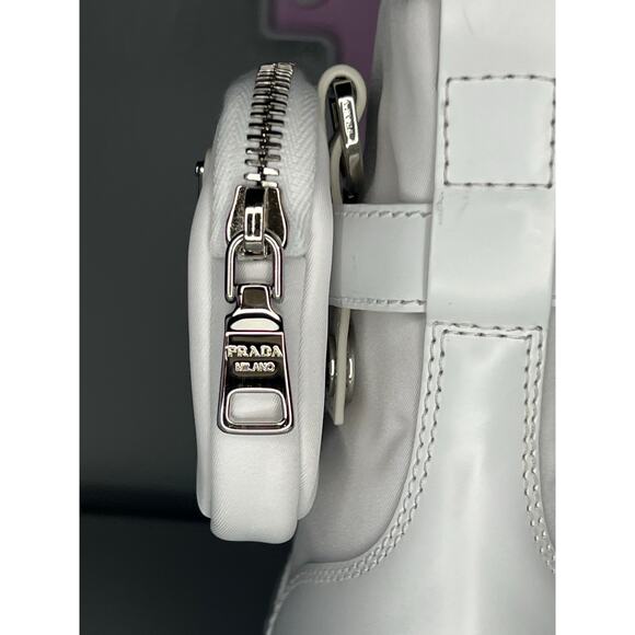 PRADA
Monolith Leather & Nylon Lug-Sole Combat Boots Sz 37.5 - Picture 8 of 12